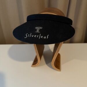 Imperial Headwear Silverleaf Golf Visor Black Terry‎ Cloth Sweatband Embroidered